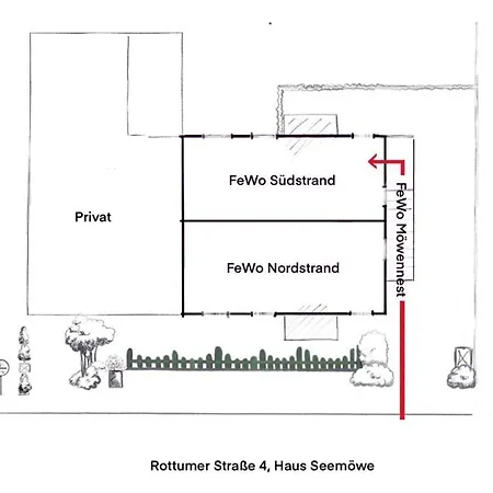 Haus Seemowe Ferienwohnung Mowennest *
